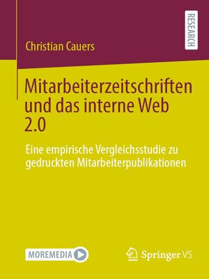 cover image of Mitarbeiterzeitschriften und das interne Web 2.0